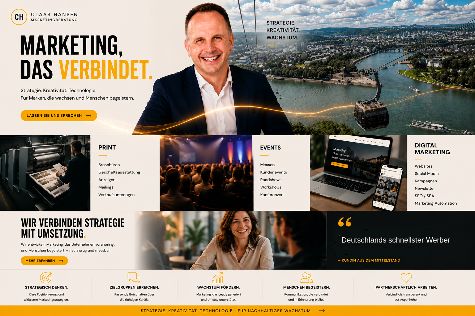 Claas Hansen Marketingberatung – Strategie, Print, Events und Digital Marketing